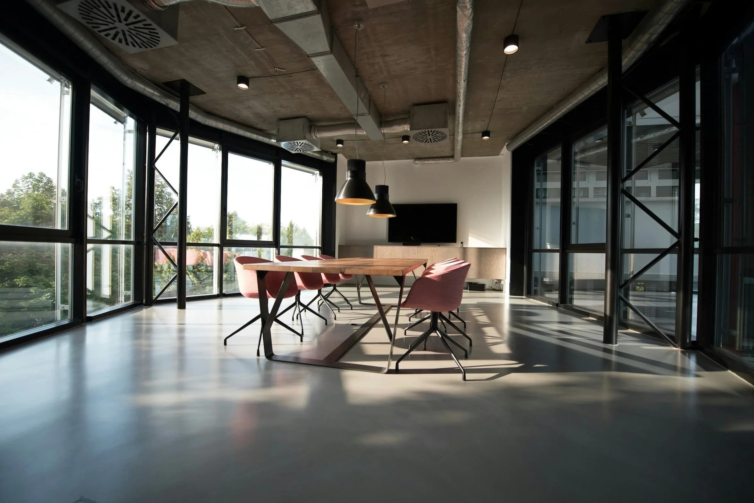 Johnson Softwares Executive Glass Boardroom